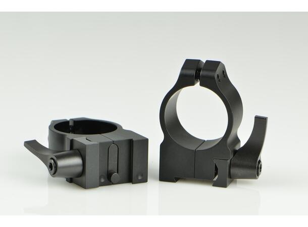 Warne Maxima Tikka QD 1" Sort/Matte Warne Hurtigringer for Tikka 